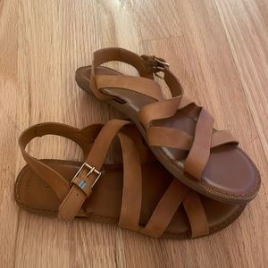 TOMS leather sandals
